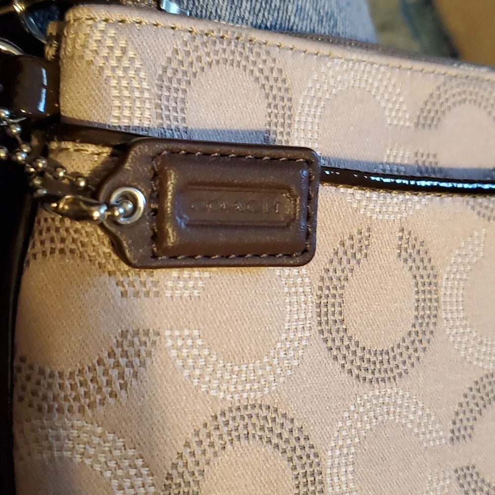 Coach Signature Wristlet